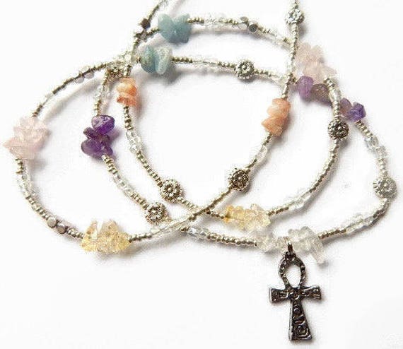 crystal healing waist beads
