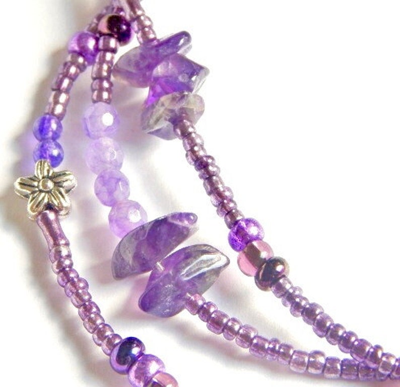 Spiritual Waist Beads Crescent Moon Amethyst Waist Beads - Etsy