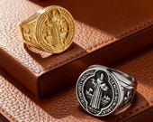 St. Benedict Signet Ring — photo 1