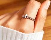 Minimalist Cross Ring for Women — photo 9