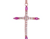 Rose Gold Cross Necklace — photo 7