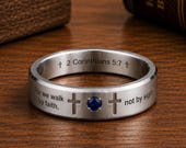 Bible Verse Ring Men — photo 1