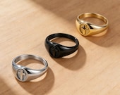 Minimalist Cross Ring for Men & Women – Stainless Steel Prayer Band — photo 1
