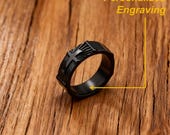 3D Sunburst Cross Ring – Christian Jewelry for Men — photo 4