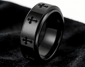 Cross Spinner Ring, Prayer Fidget Ring — photo 9