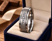 Diamond Cross Wedding Ring Women — photo 7