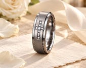 Diamond Cross Wedding Ring Women — photo 6