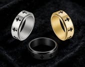 Cross Spinner Ring, Prayer Fidget Ring — photo 8