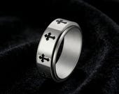 Cross Spinner Ring, Prayer Fidget Ring — photo 2