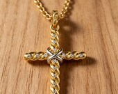 14K Gold Cross Pendant — photo 1