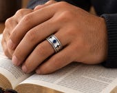 Cross Wedding Ring Men — photo 6