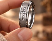 Diamond Cross Wedding Ring Women — photo 8