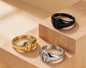 Minimalist Cross Ring for Men & Women – Stainless Steel Prayer Band — photo 2