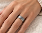Diamond Cross Wedding Ring Women — photo 3