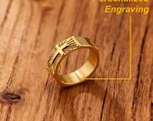 3D Sunburst Cross Ring – Christian Jewelry for Men — photo 3