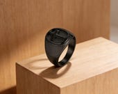 Minimalist Cross Ring Men — photo 4
