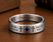 Bible Verse Ring Men — photo 6