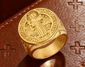 St. Benedict Signet Ring — photo 3