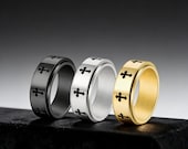 Cross Spinner Ring, Prayer Fidget Ring — photo 5