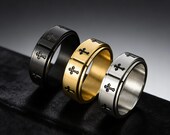 Cross Spinner Ring, Prayer Fidget Ring — photo 6