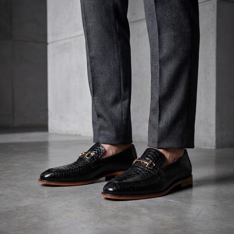 Sole view of high quality handmade leather mens dress shoes