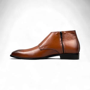 Detailed close-up of soft leather lining and cushioned insoles, ensuring comfort for all-day wear.