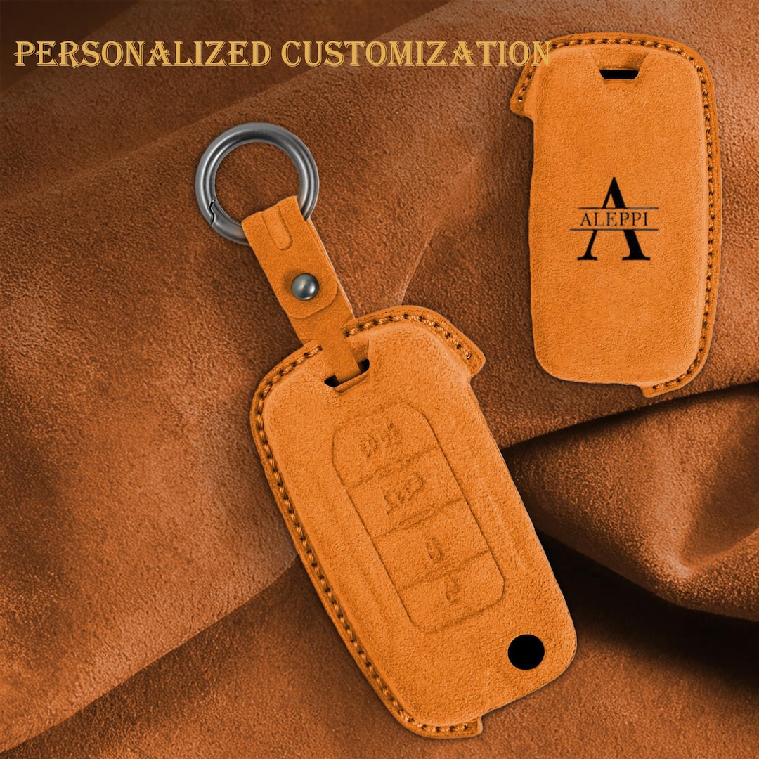 Funda de gamuza a medida para llavero compatible con Jeep Renegade ...