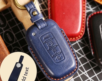 Personalized HandSewn KIA EV6 Key Fob Cover 2022-2025 | leather Key Case for KIA EV9/EV5
