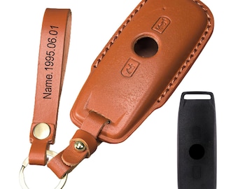 Funda de cuero personalizada cosida a mano para llave de motocicleta, compatible con Honda GL1800 Gold Wing (modelos 2018, 2019 y 2020).
