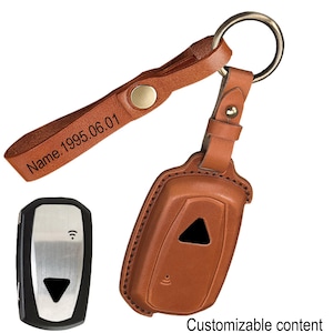 Cover per chiave moto in vera pelle cucita a mano personalizzata per Triumph Speed Triple Rocket 3 Tiger