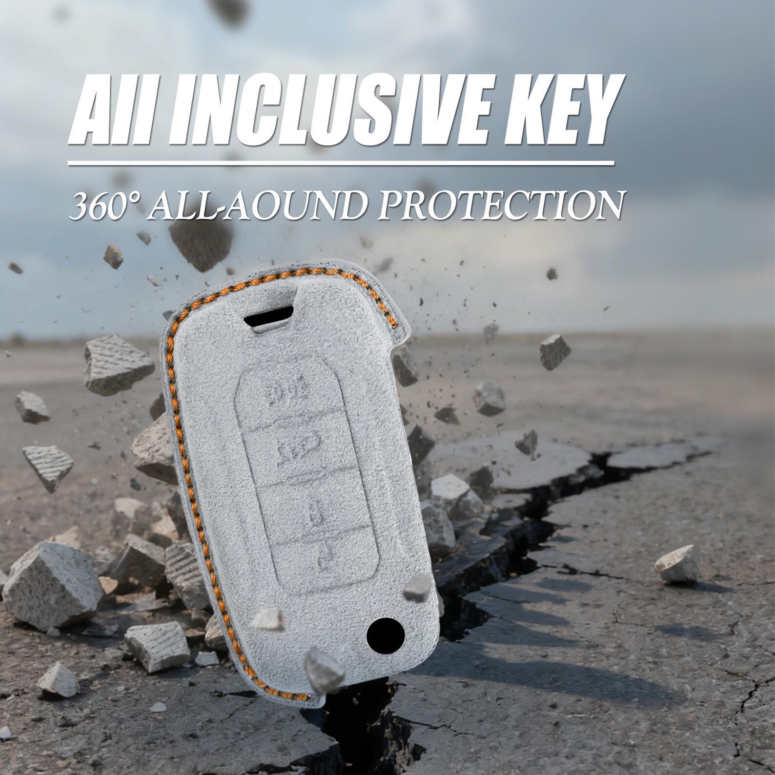 Funda de gamuza a medida para llavero compatible con Jeep Renegade ...