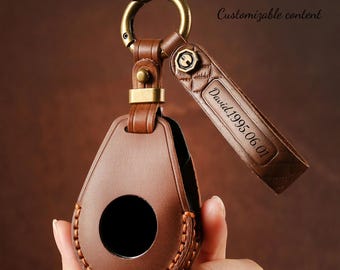 Funda de cuero personalizada para llave de motocicleta Harley-Davidson X48, hecha a mano. Carcasa para llave de arranque por inducción.