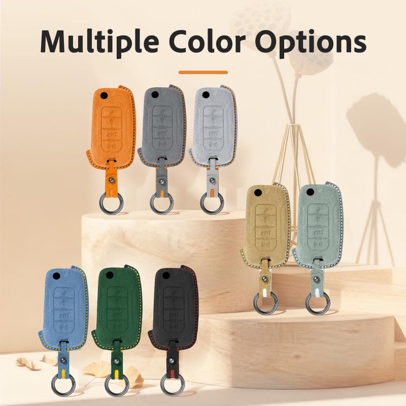 Funda de gamuza a medida para llavero compatible con Jeep Renegade ...