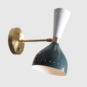 Brass Wall Sconce Diabolo Adjustable Wall Fixture Lamp Stilnovo Light Fixture