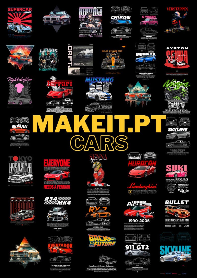 1500+ Car Design Bundle | Editable and Ready-to-use Car Designs ...