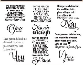 Motivational Svg Bundle, Positive Quote svg, Affirmation svg, Cute Inspirational svg, Saying Svg, Png Files, Funny Quotes cut files
