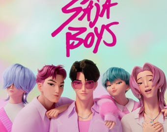 Digital Saja Boys Coloring Book – 9 Pages Printable Fan Art