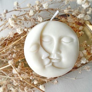 Sun & Moon Candle | Handcrafted Soy Wax Candle | Celestial Home Décor Gift