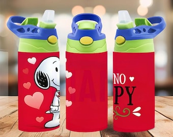 Envoltorio para vaso de perro de dibujos animados – Diseño de sublimación de 355 ml (descarga digital)