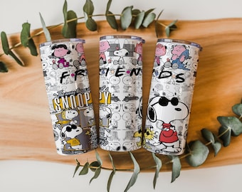 Envoltura para vaso con diseño de perro de dibujos animados, PNG/sublimación, 20 oz (descarga digital PNG)