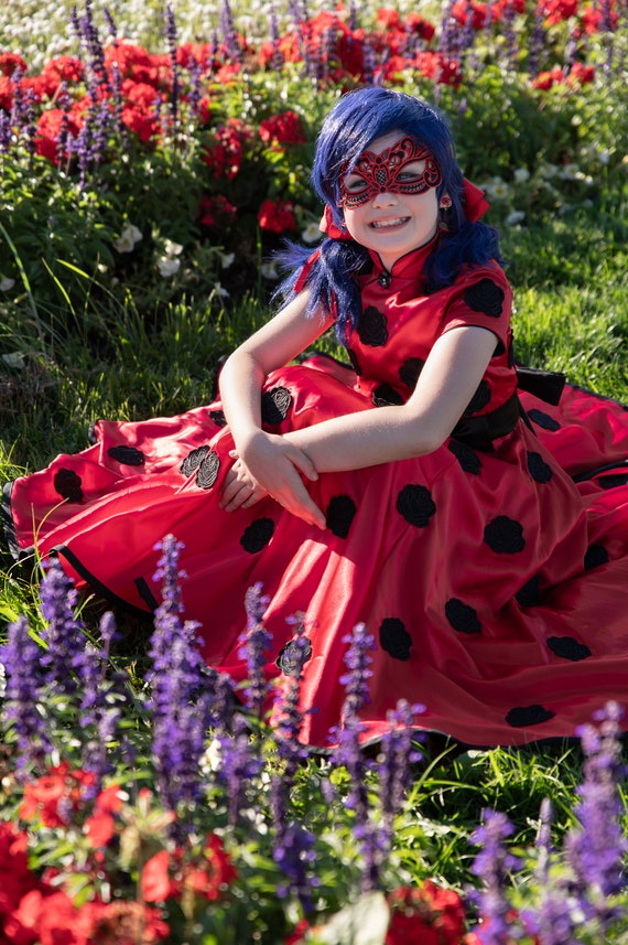 dress ladybug DIANE VON FURSTENBERG 2000S WRAP kids ladybug HalloweenCostumes.com Small Women Women's Ladybug