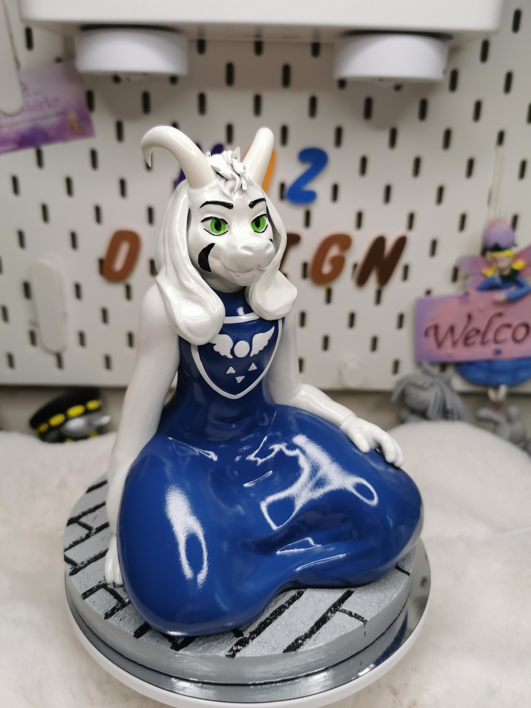 Asriel Dreemurr Figure – Handmade Game Inspired Collectible Statue