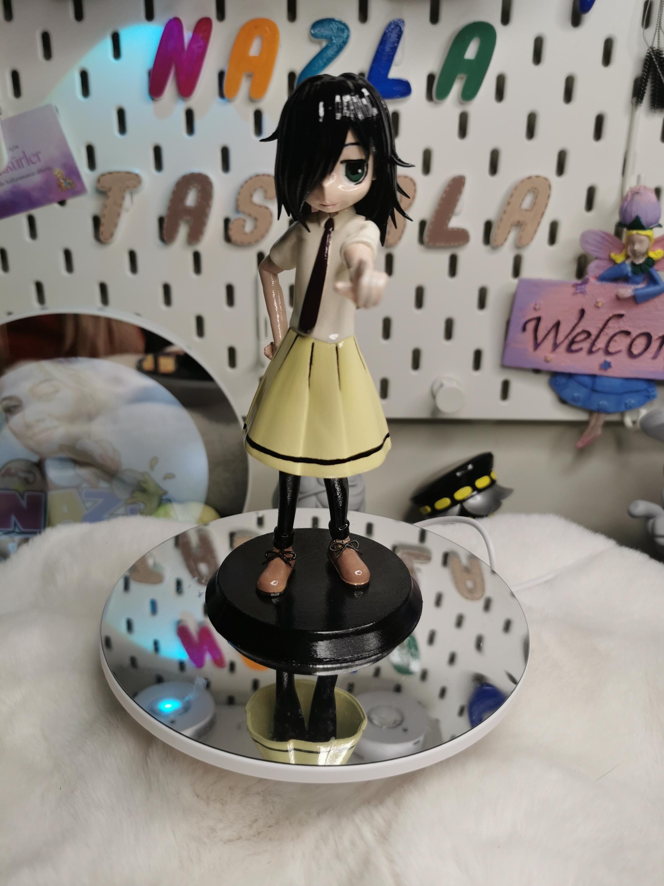 Tomoko Kuroki Figure – Handmade Anime Collectible (16 Cm & 6.3 In