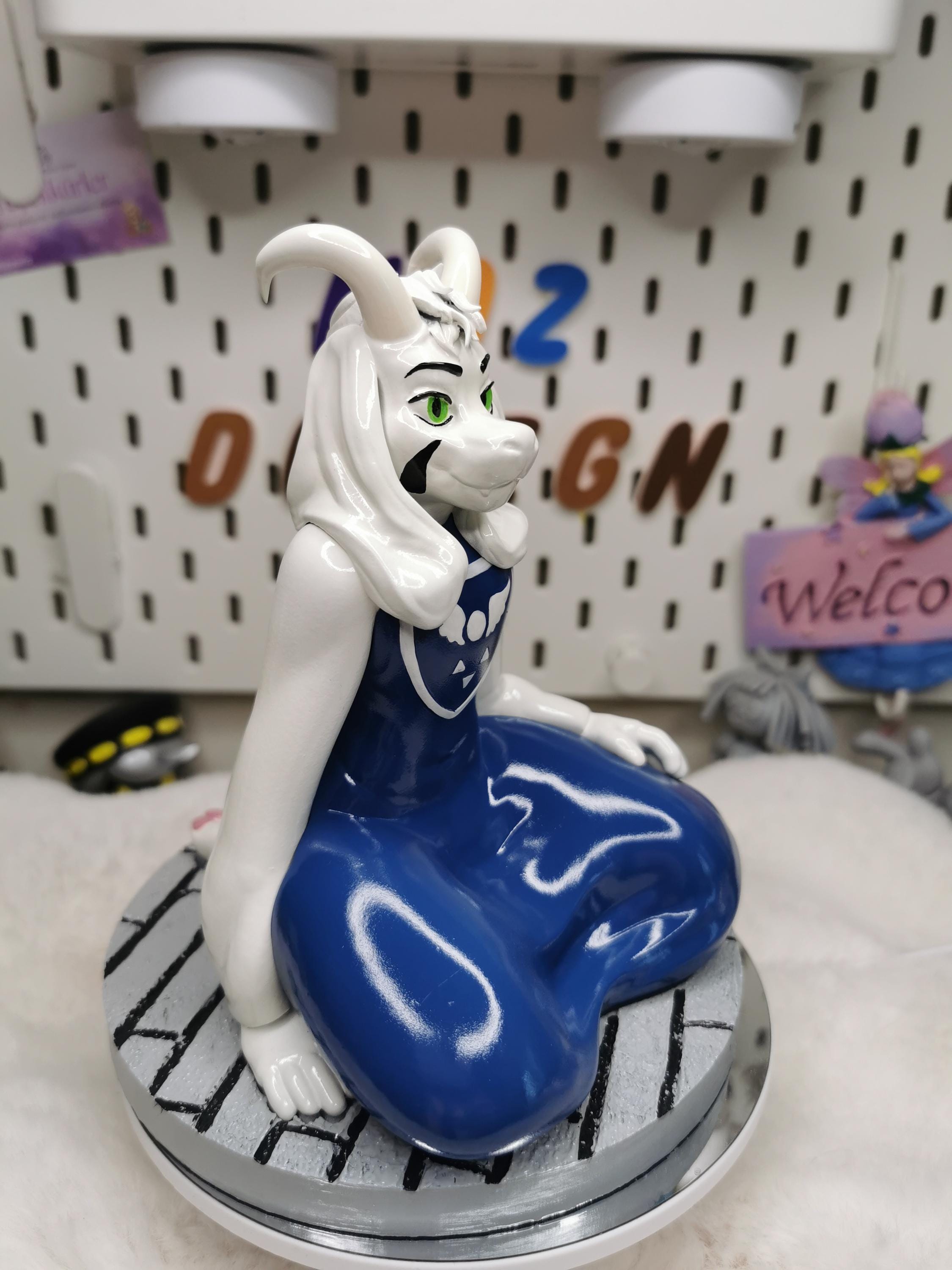 Asriel Dreemurr Figure – Handmade Game Inspired Collectible Statue