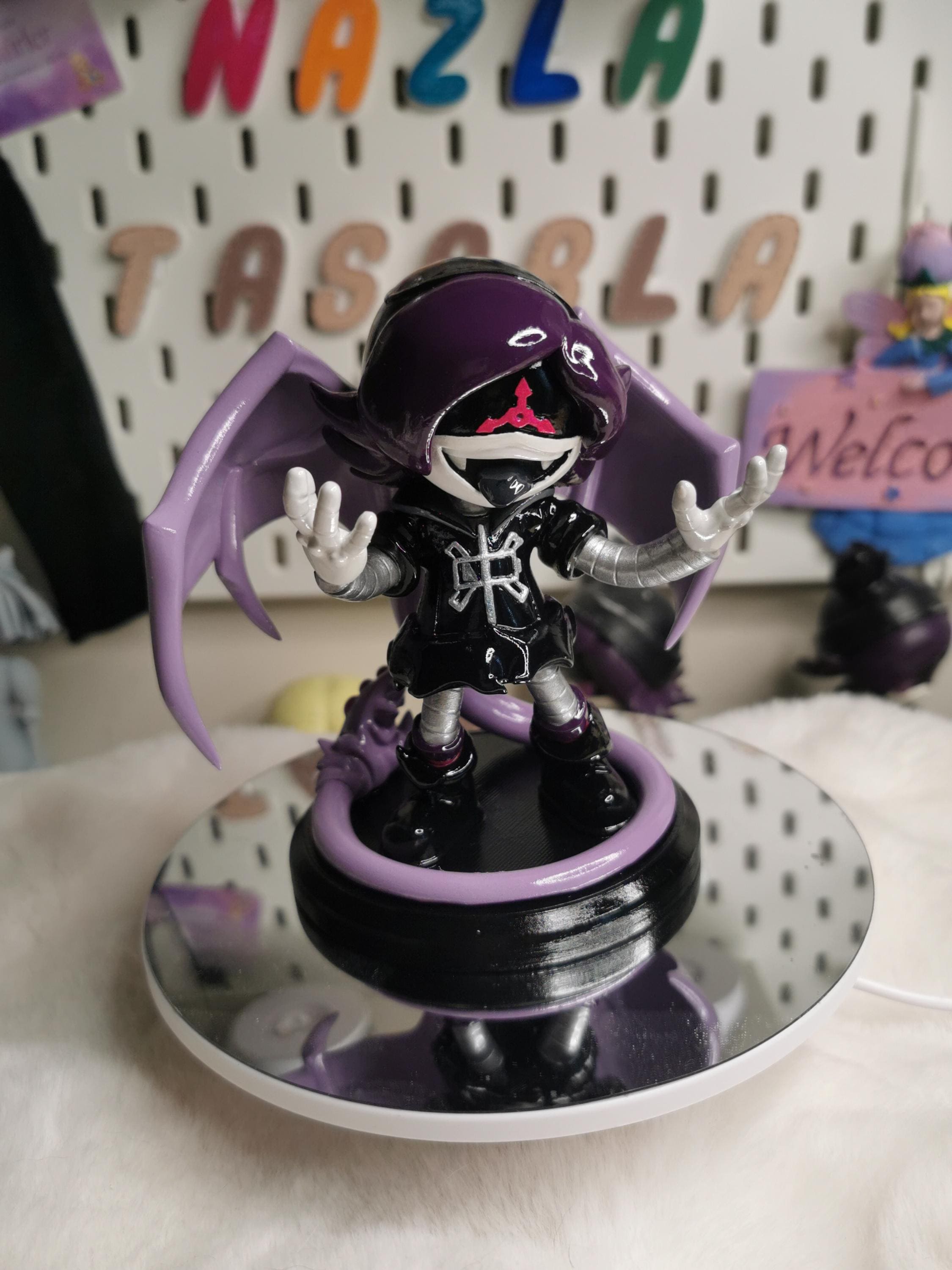 Uziさん専用 Solver Uzi Figure – Hand Painted 3D Printed Collectible (14 Cm & 5