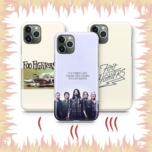 Foo Fighters E3 mobilskal till Apple iPhone 11 12 13 14 15 16 17 e Air PRO Plus Mini Max Amerikansk rock Rocker Musik Pop Rock Gitarr Trummor