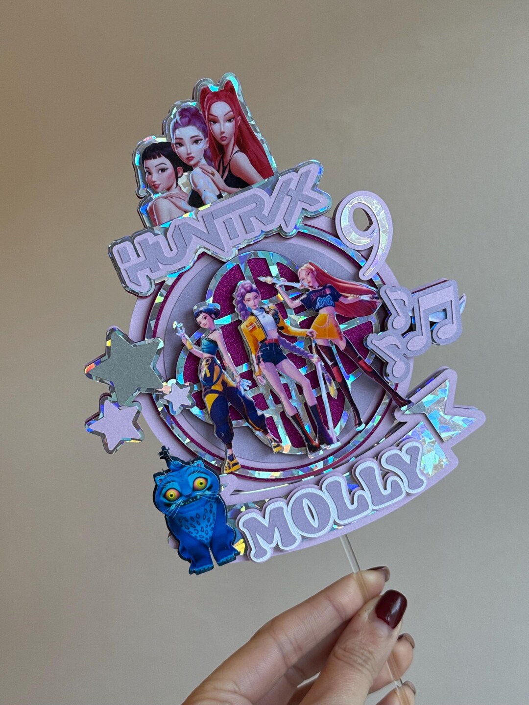 Huntrix 3D Cake Topper - Etsy
