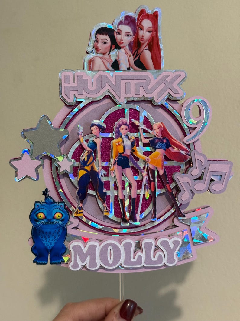 Huntrix 3D Cake Topper - Etsy
