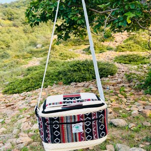 Hemp cotton lunch box backpack