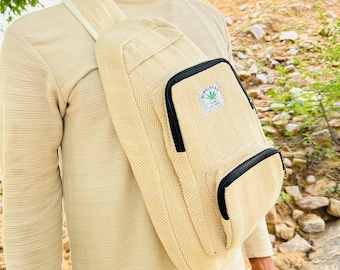 Bohemian long crossbody multipurpose sling bag big sling bag multi pocket hiking traval sling backpack everyday daypack